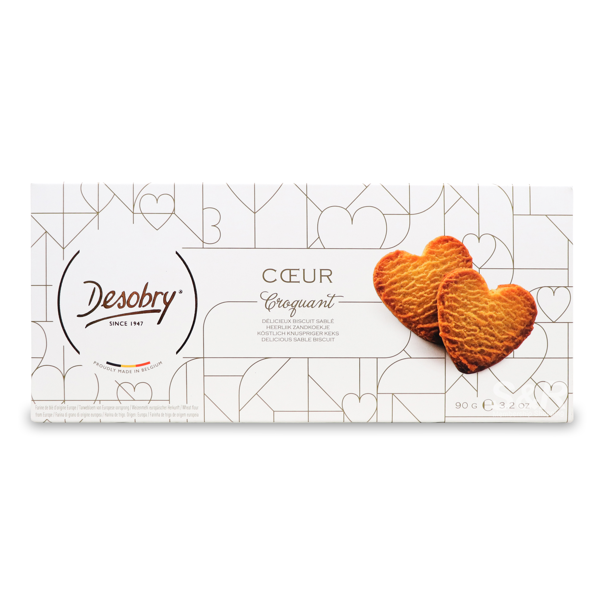 Desobry Shortbread Croquant 90g Desobry Shortbread Croquant 90g